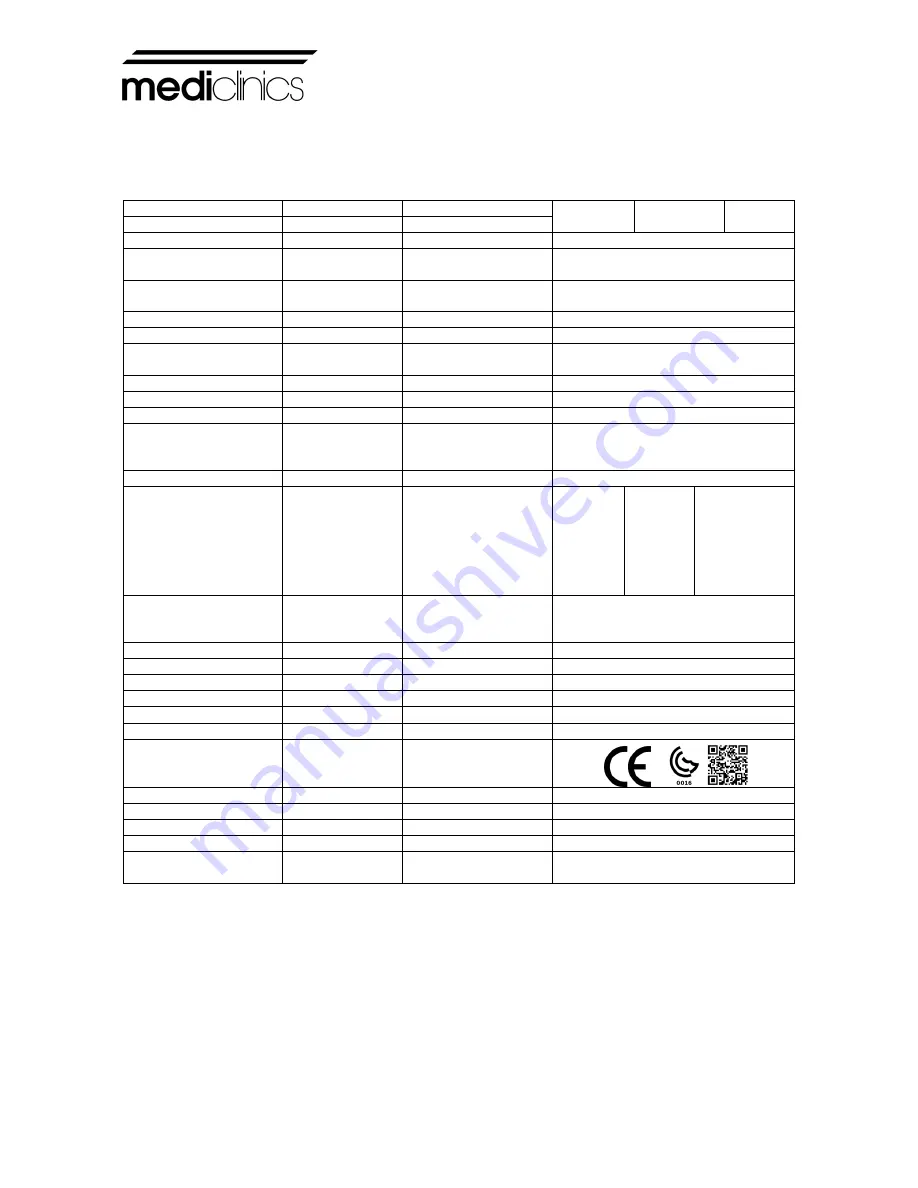 Mediclinics M14A Скачать руководство пользователя страница 66