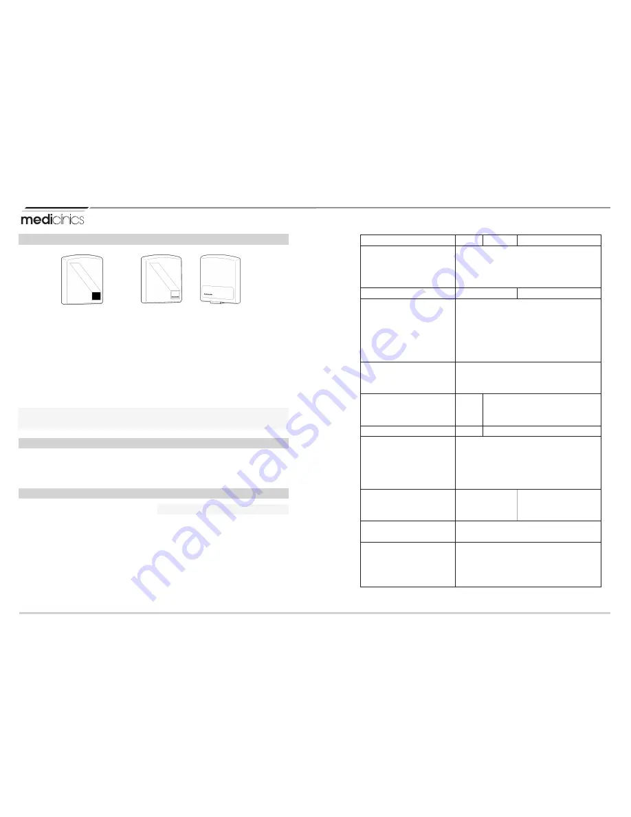 Mediclinics M88-UL Installation And Operating Manual Download Page 4