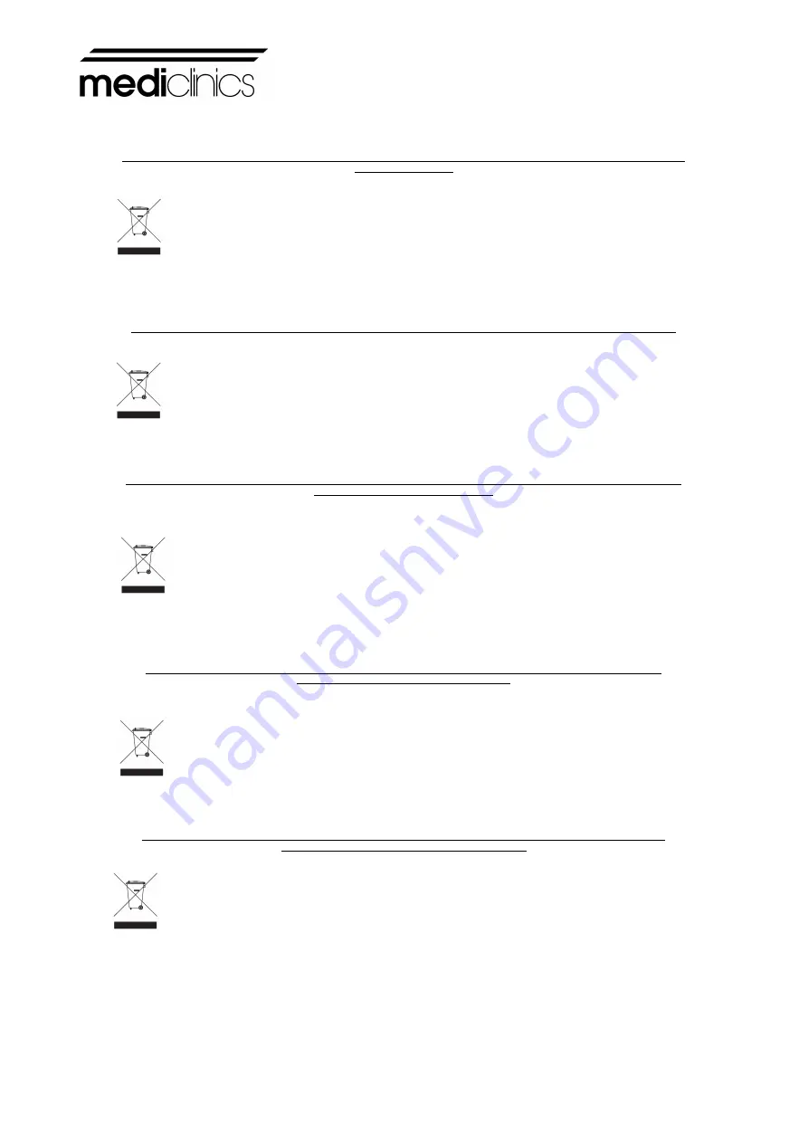 Mediclinics SC1088HT Installation And Operating Manual Download Page 48