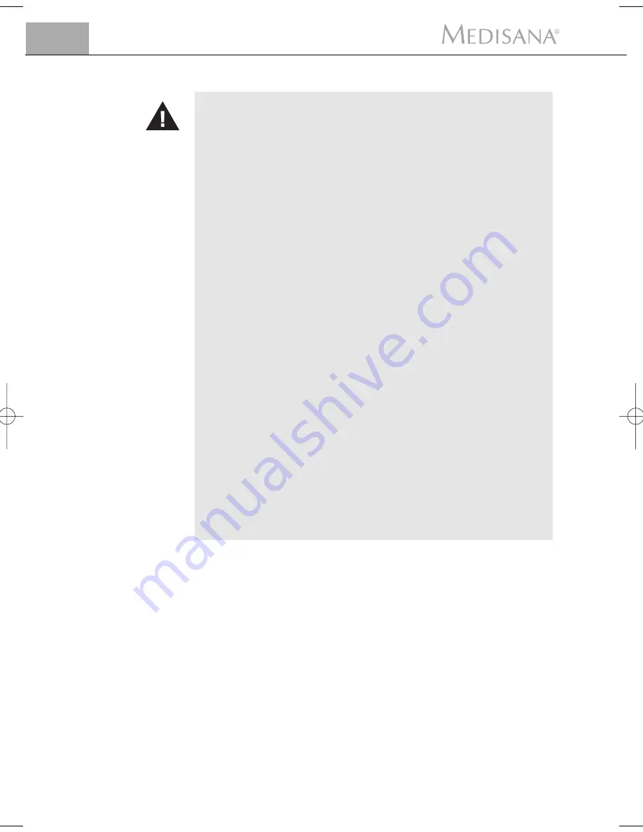 Medisana PSM 40446 Instruction Manual Download Page 62