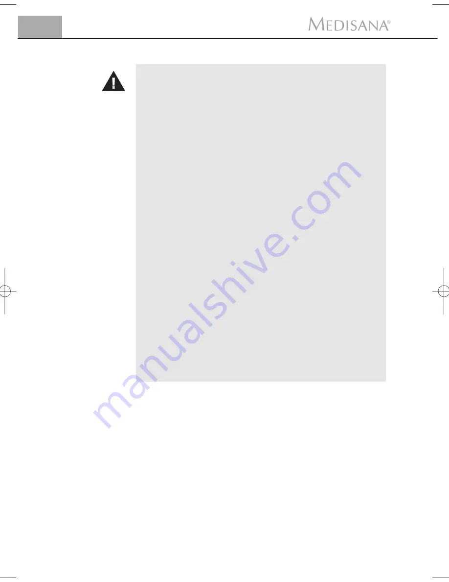 Medisana PSM 40446 Instruction Manual Download Page 122