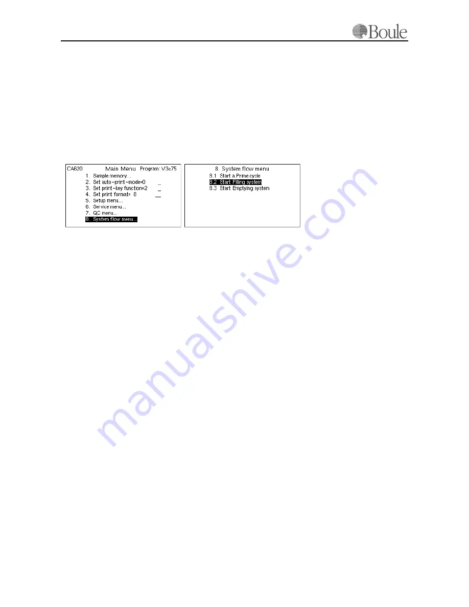 Medonic CA530 User Manual Download Page 46