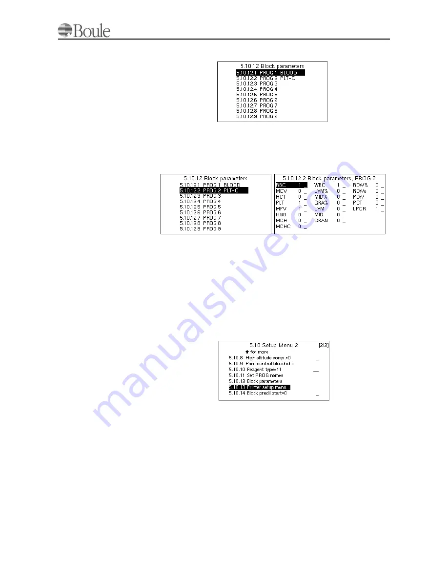 Medonic CA530 User Manual Download Page 73