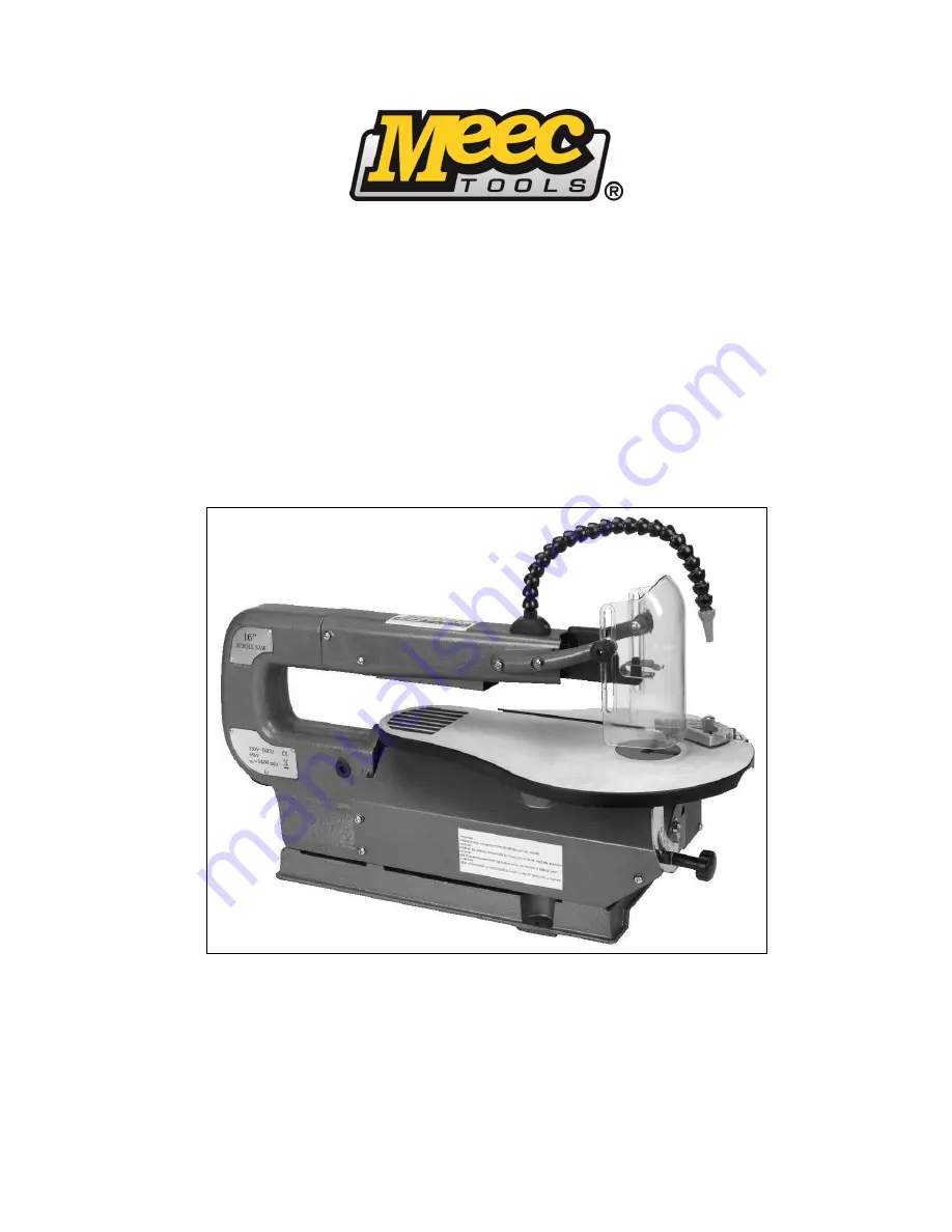 Meec tools 249036 Operating Instructions Manual Download Page 1