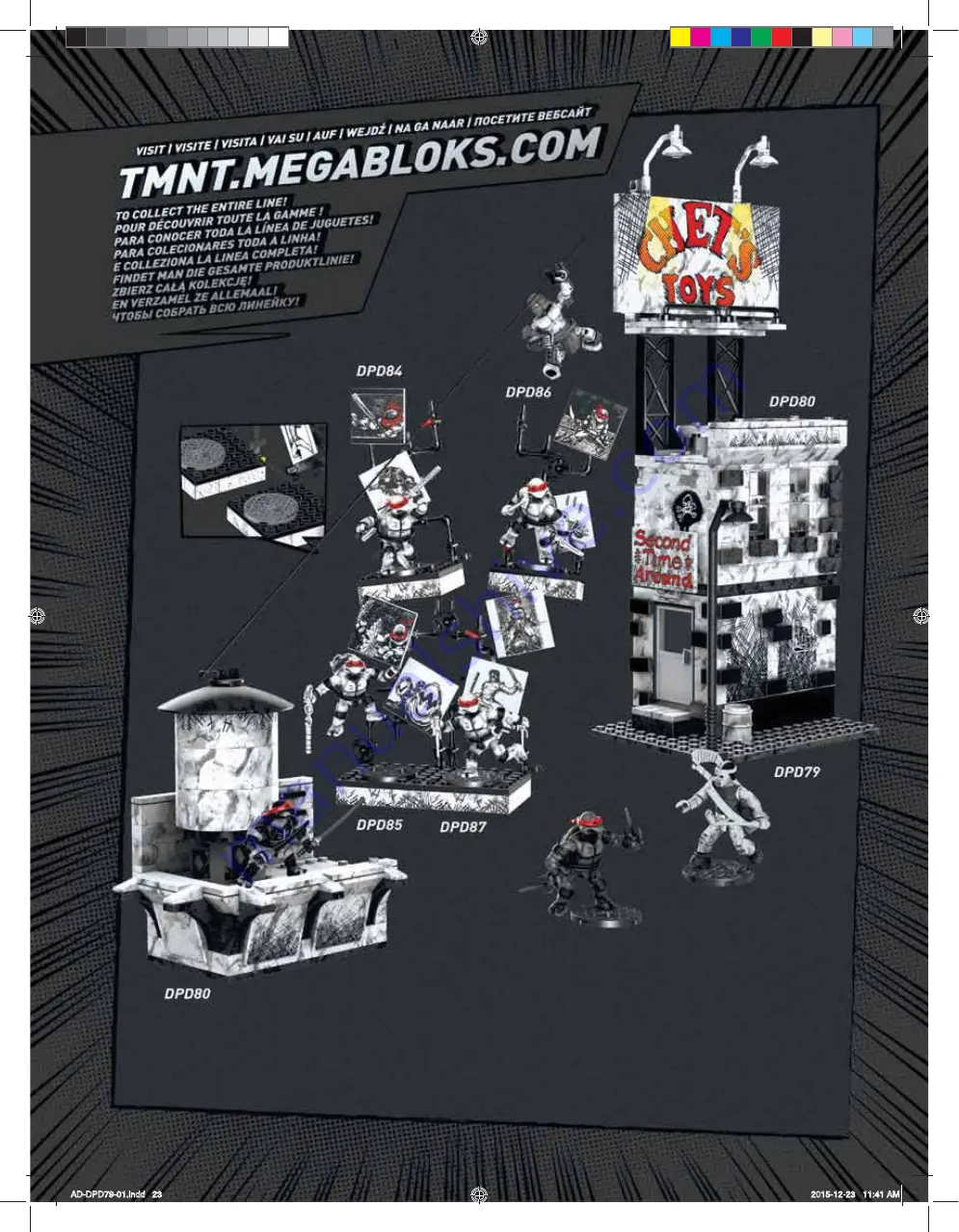 Mega Bloks DPD79 Assembly Instructions Manual Download Page 23