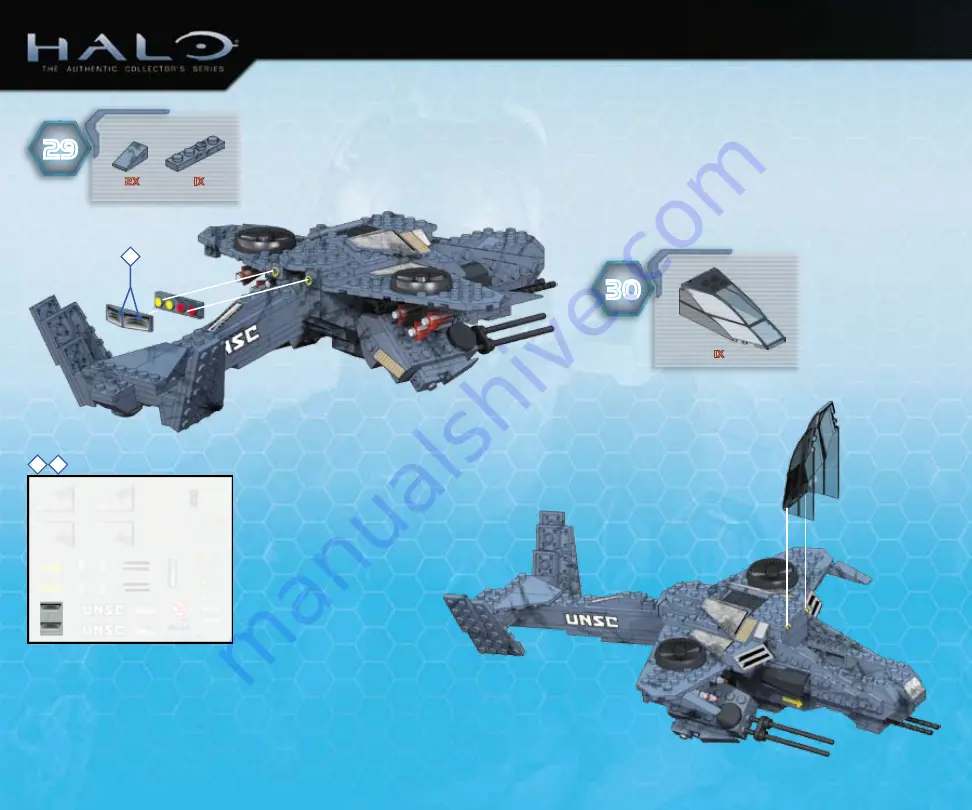 Mega Bloks HALO 96850 Manual Download Page 30