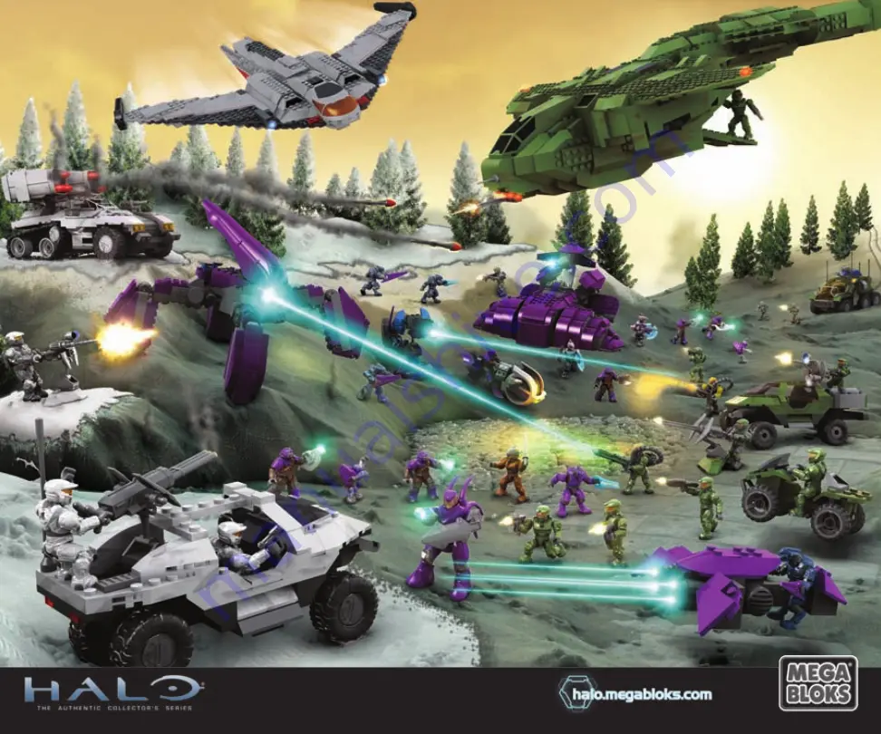 Mega Bloks HALO 96852 Скачать руководство пользователя страница 3