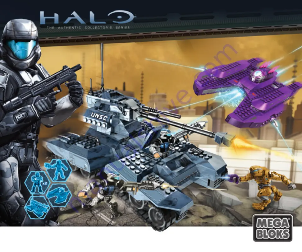 Mega Bloks HALO 96853 Скачать руководство пользователя страница 1