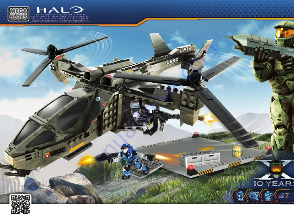 Mega Bloks HALO 96940 Скачать руководство пользователя страница 1