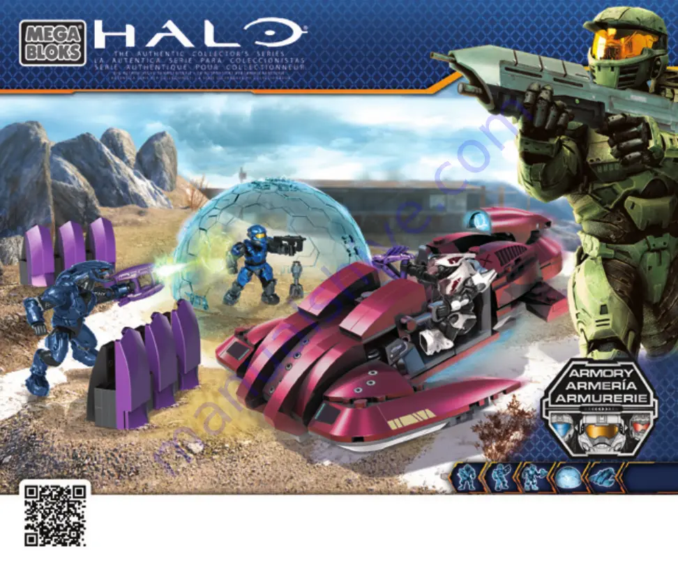 Mega Bloks HALO 96982 Скачать руководство пользователя страница 1