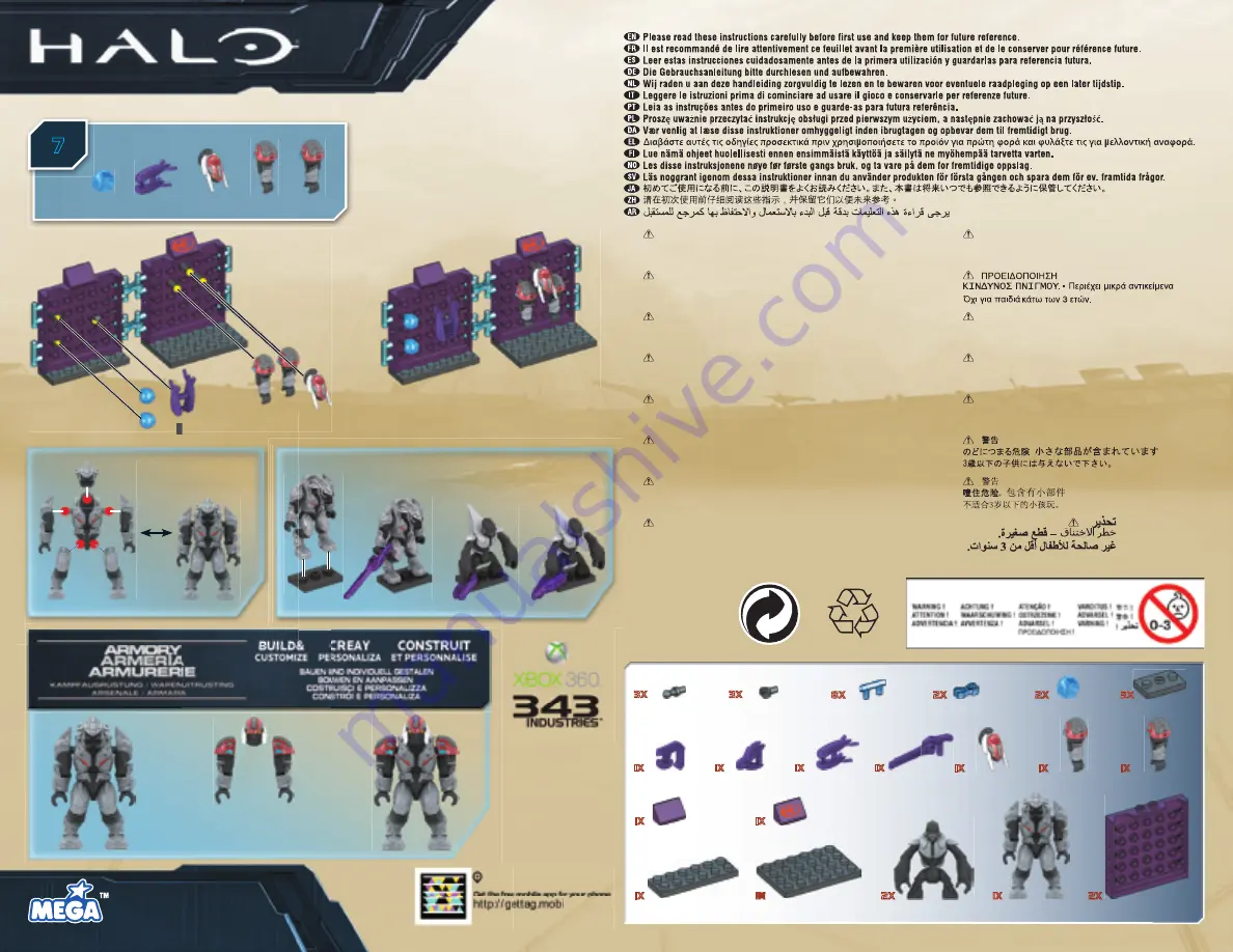 Mega Bloks HALO 97002 Manual Download Page 2