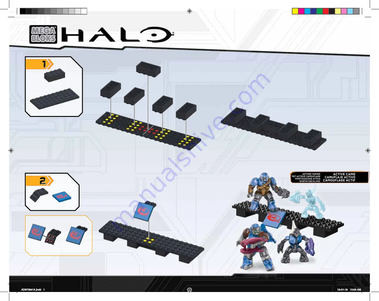 Mega Bloks HALO 97084 Manual Download Page 1