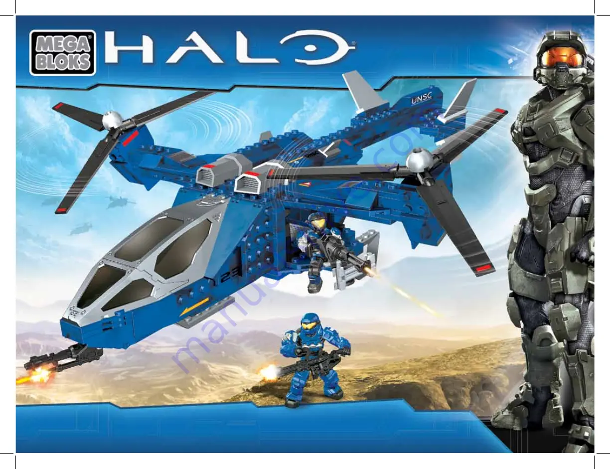 Mega Bloks Halo  97204 Скачать руководство пользователя страница 1