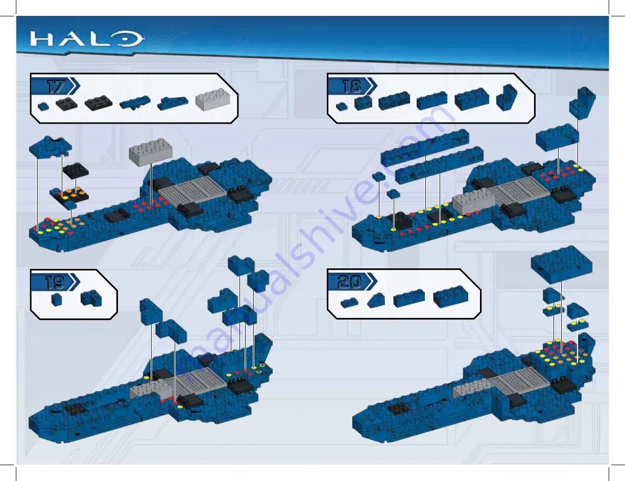 Mega Bloks Halo  97204 Скачать руководство пользователя страница 10