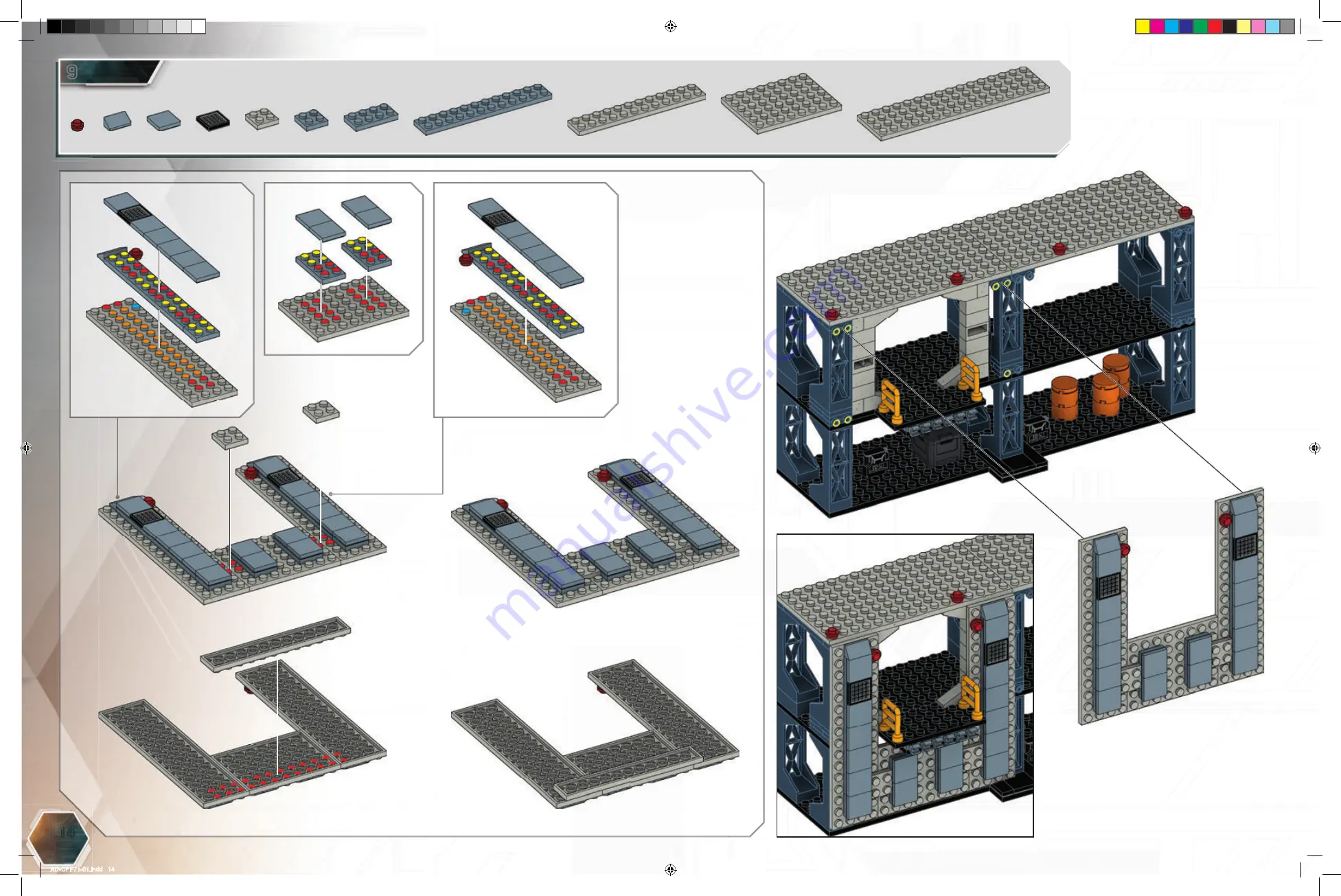 Mega Bloks HALO NMPD Pelican Air Base Скачать руководство пользователя страница 14