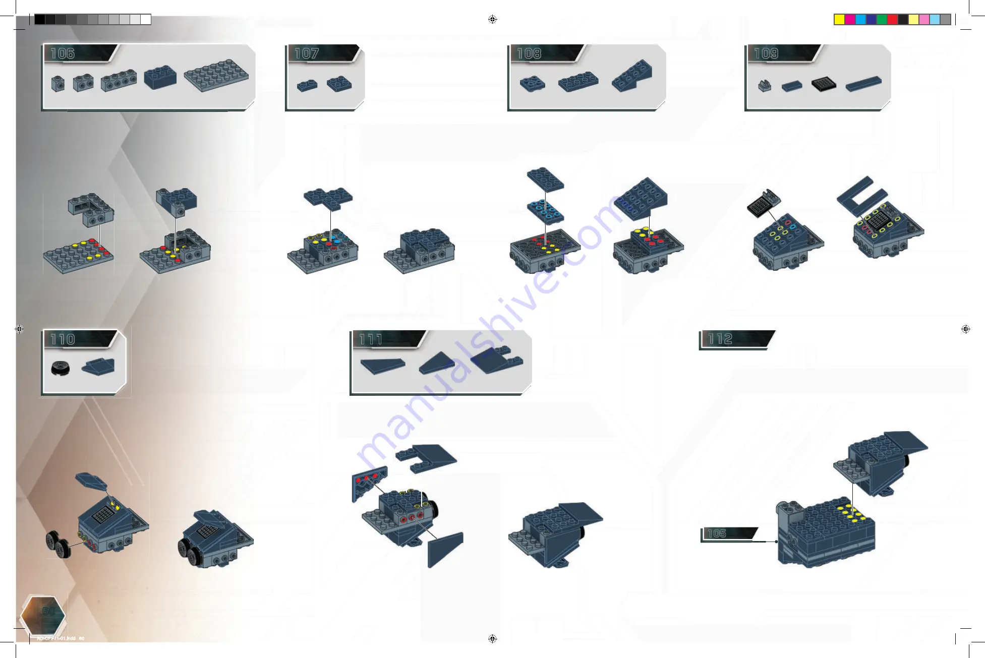 Mega Bloks HALO NMPD Pelican Air Base Скачать руководство пользователя страница 60