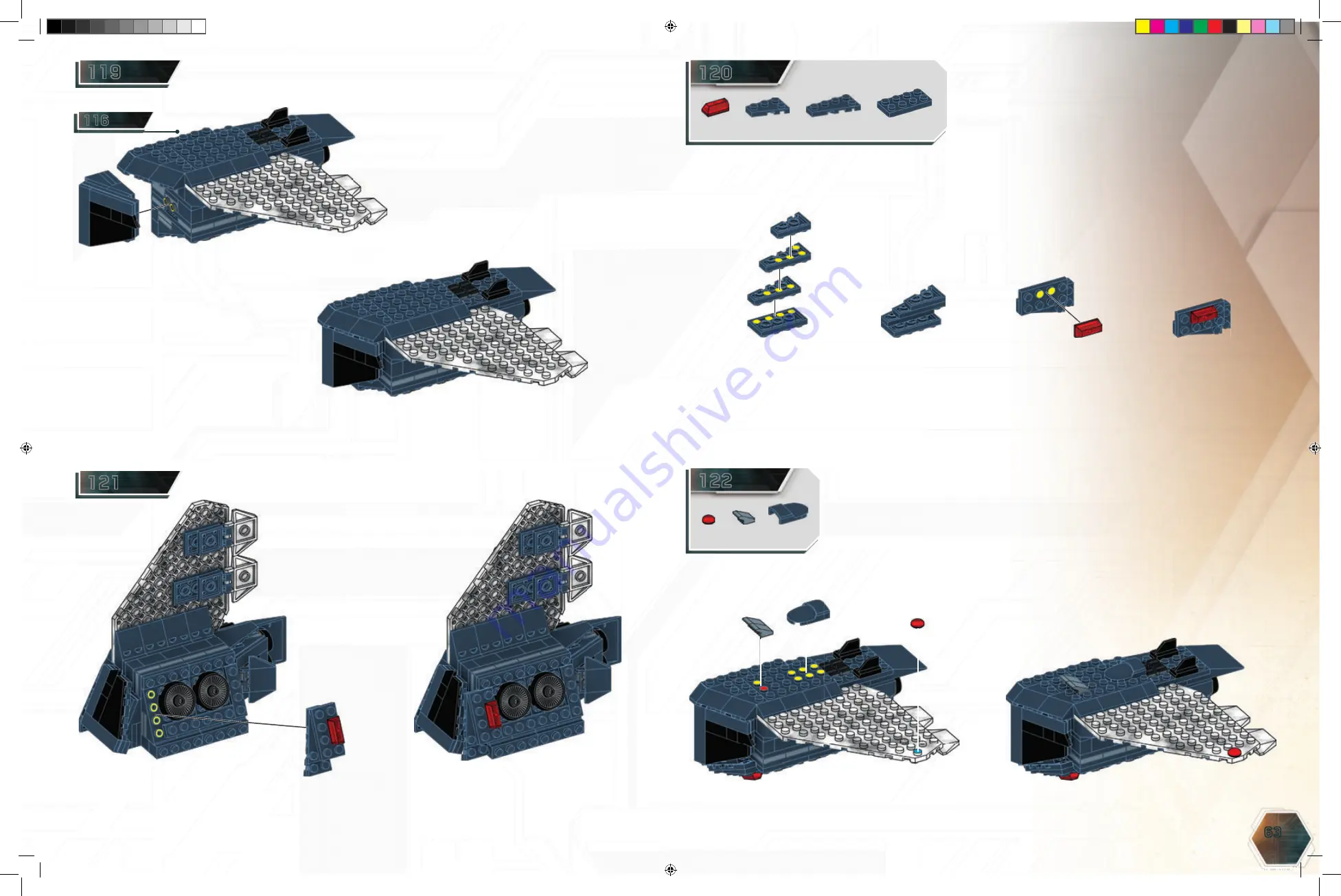 Mega Bloks HALO NMPD Pelican Air Base Скачать руководство пользователя страница 63