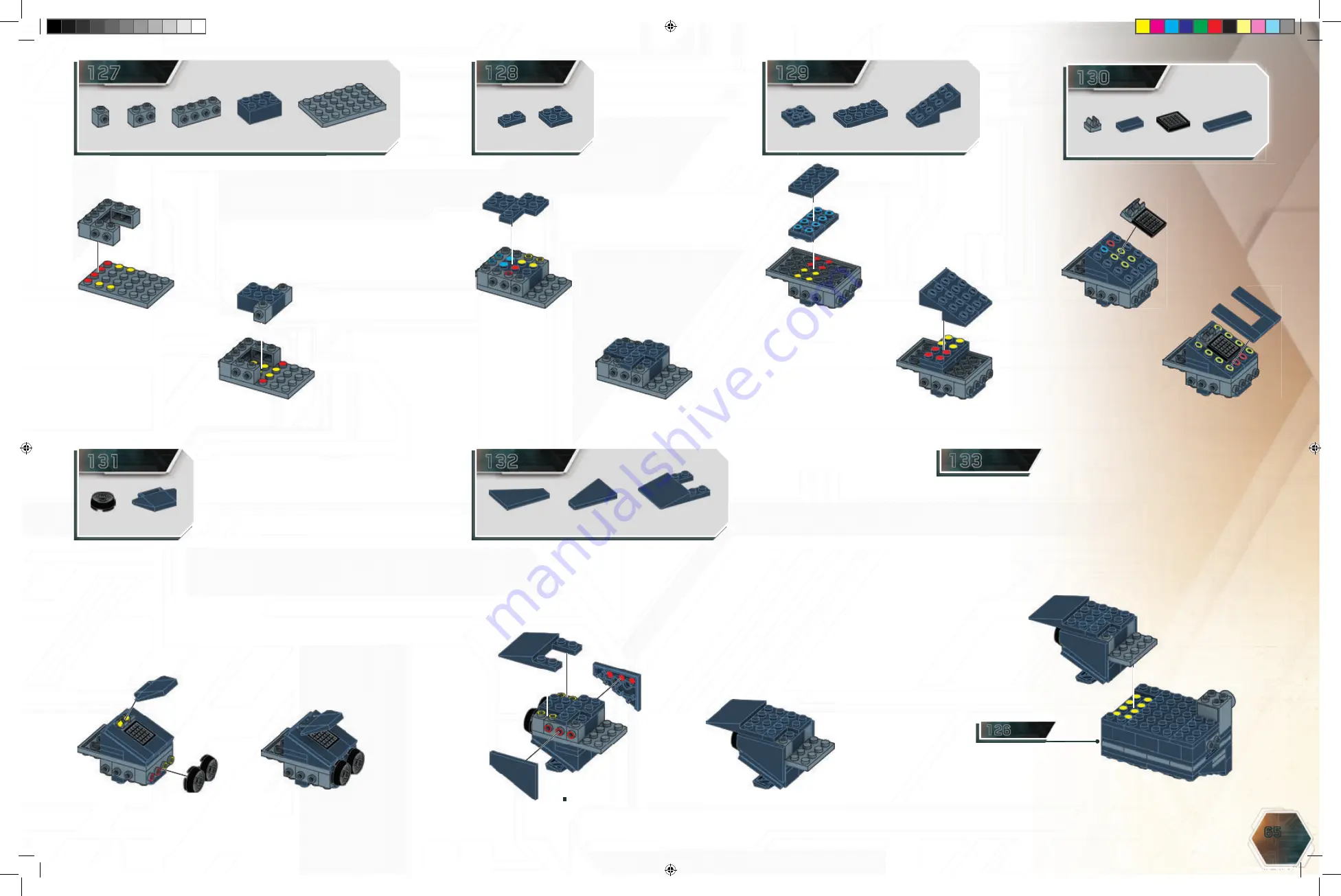 Mega Bloks HALO NMPD Pelican Air Base Скачать руководство пользователя страница 65