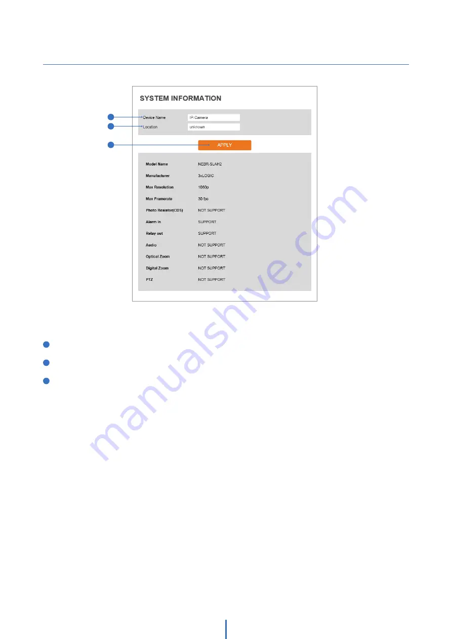 Megapix DWC-MPTZ230XTW User Manual Download Page 69