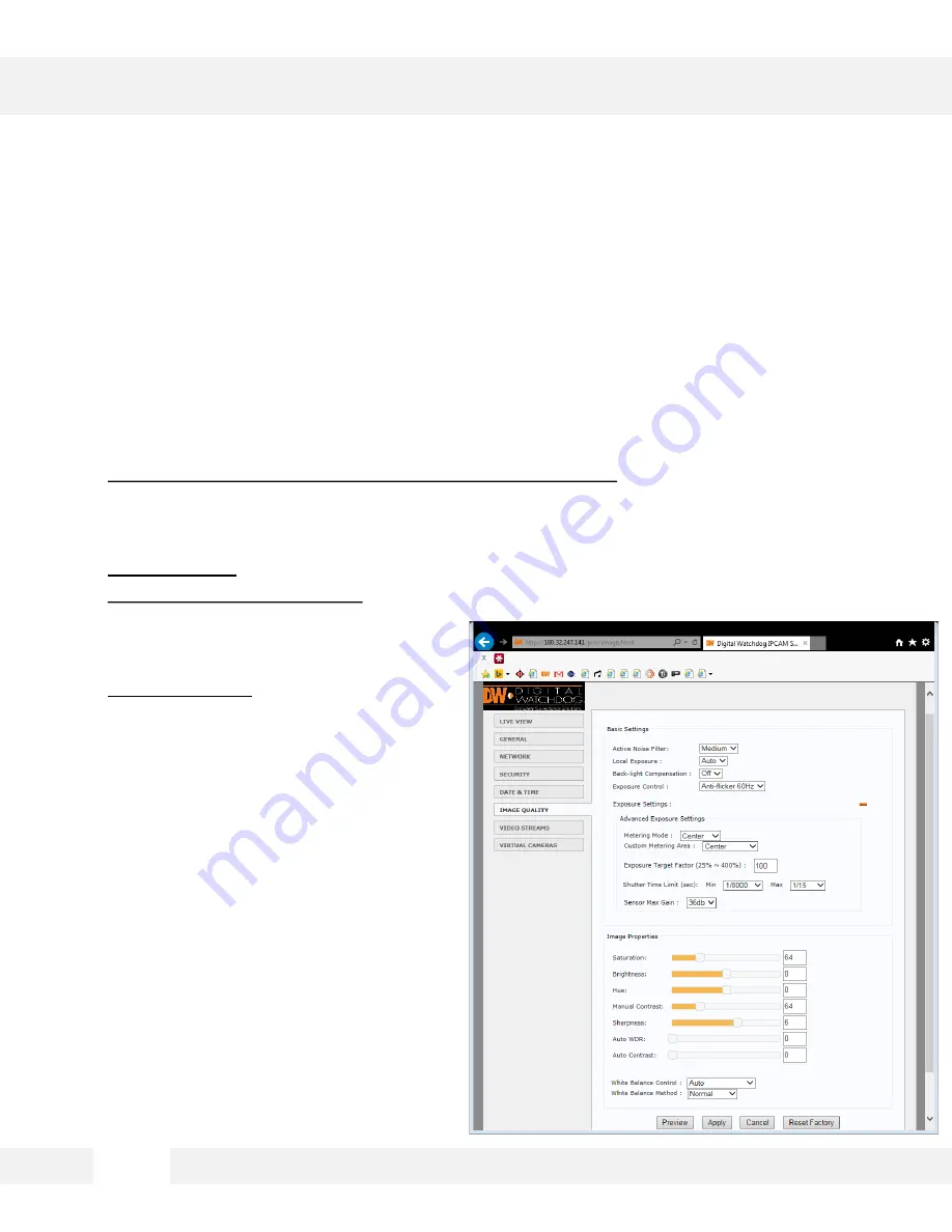 Megapix DWC-PZV2M72T Manual Download Page 23