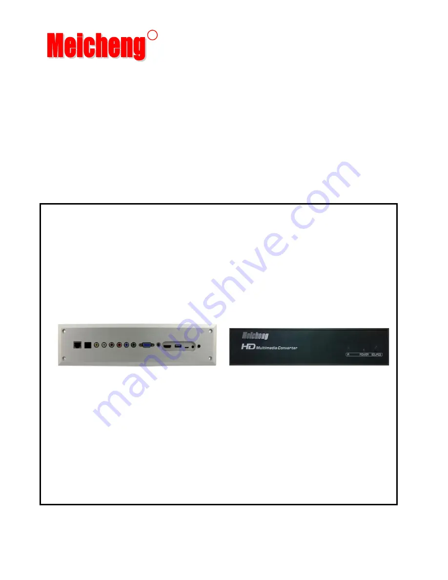 Meicheng HD-521P-A User Manual Download Page 1