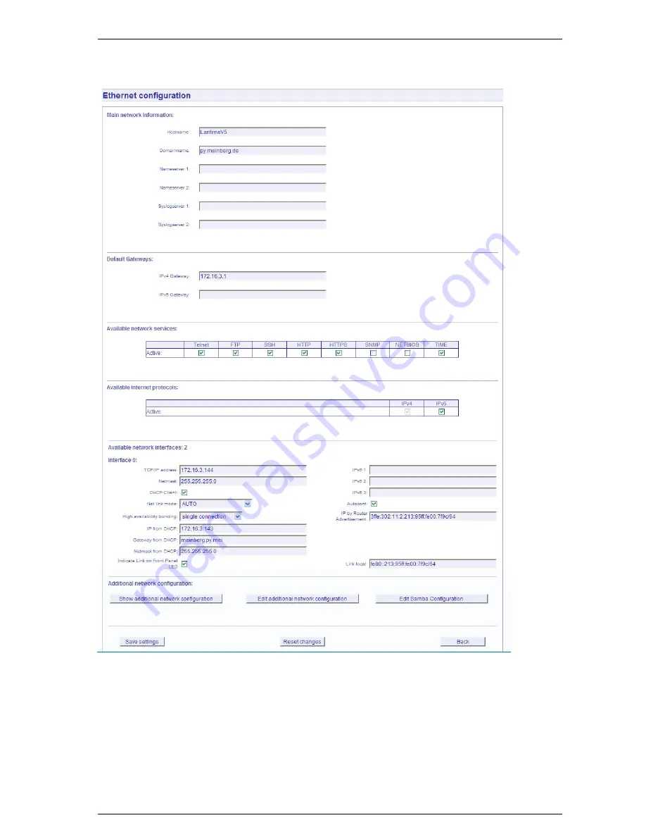 Meinberg LANTIME M600 MRS User Manual Download Page 57