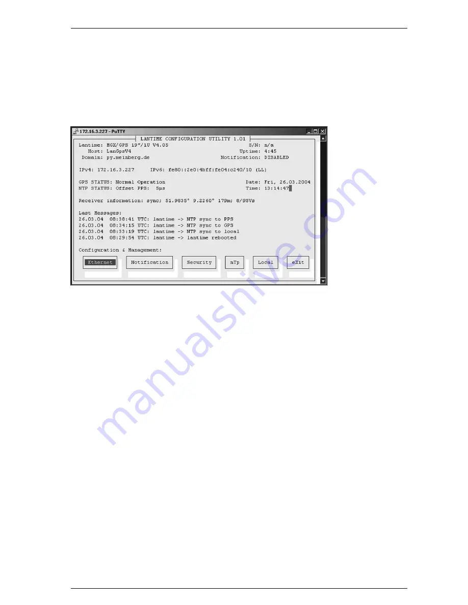 Meinberg LANTIME M600 MRS User Manual Download Page 93