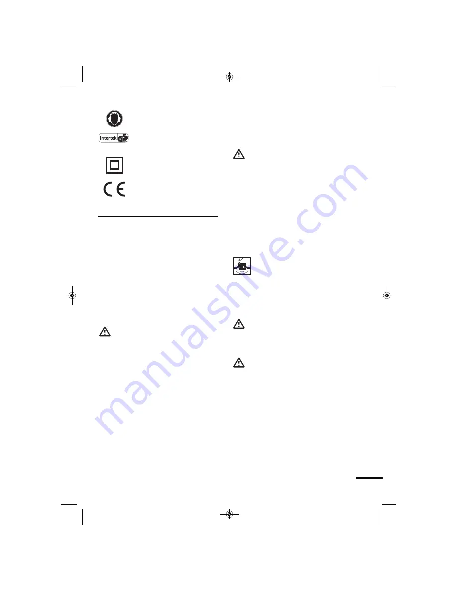 Meister BWS 500 C Operating Instructions Manual Download Page 61