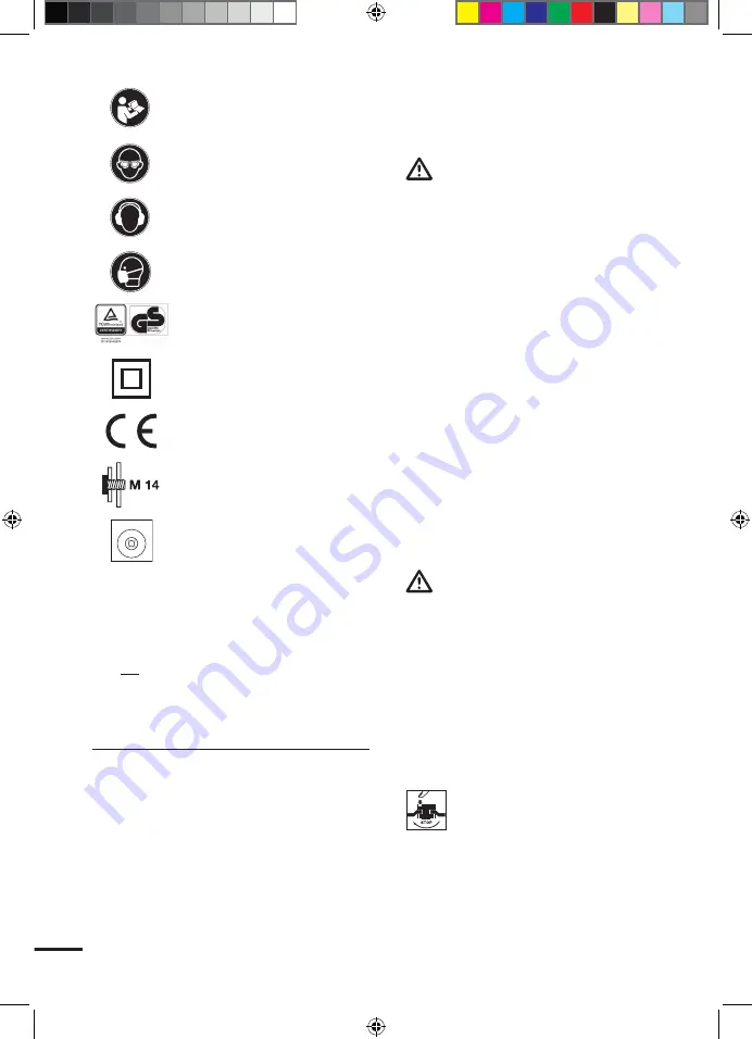 Meister WS750-125M Translation Of The Original Instructions Download Page 104