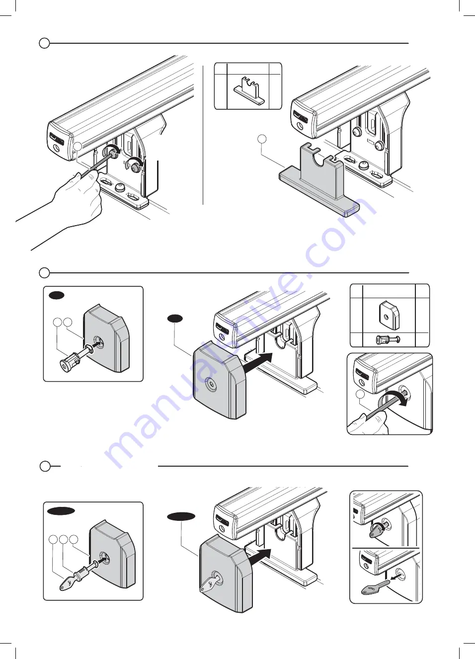 Menabo Professional Alu L x 2 Fitting Instructions Manual Download Page 9