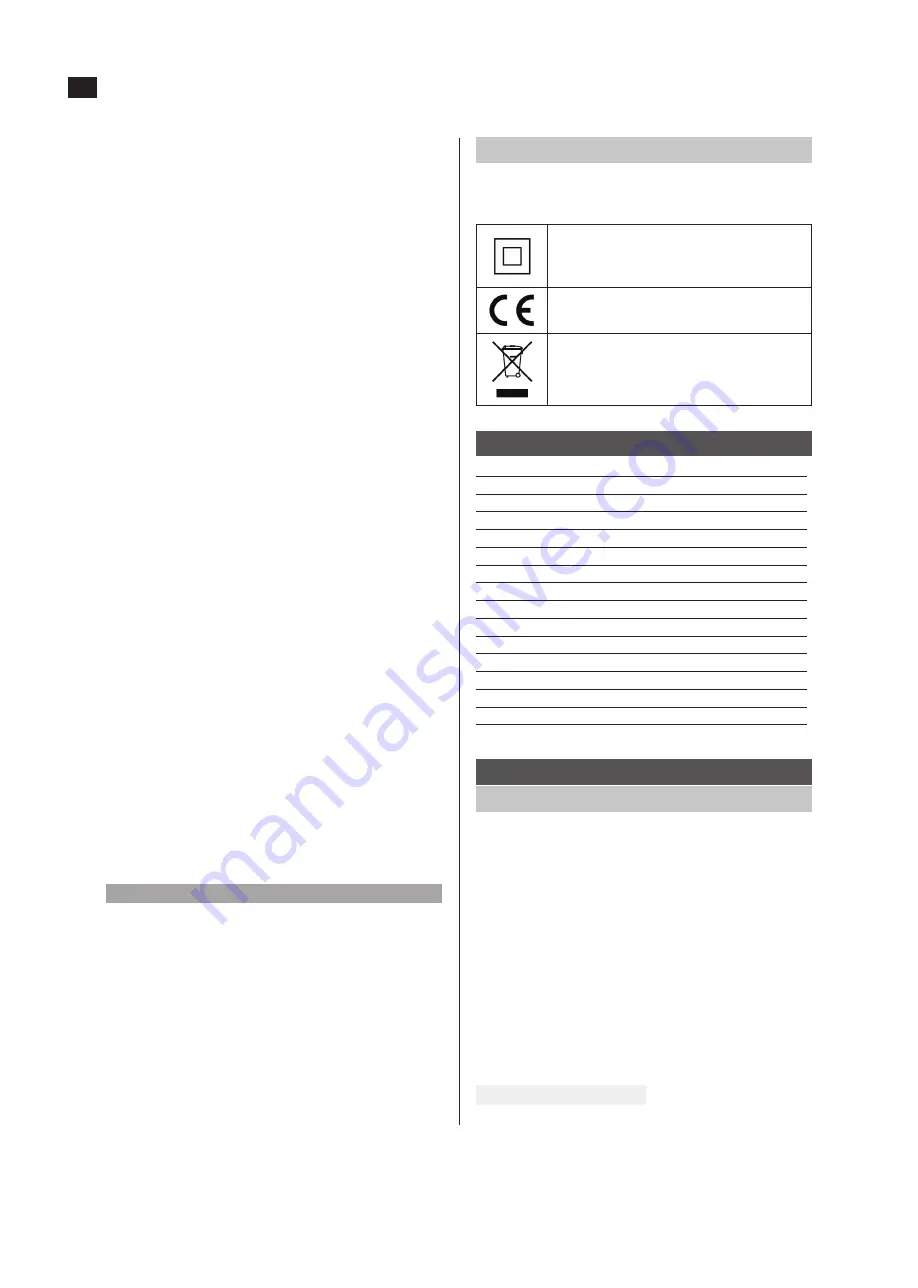 Menuett 001-560 Operating Instructions Manual Download Page 36