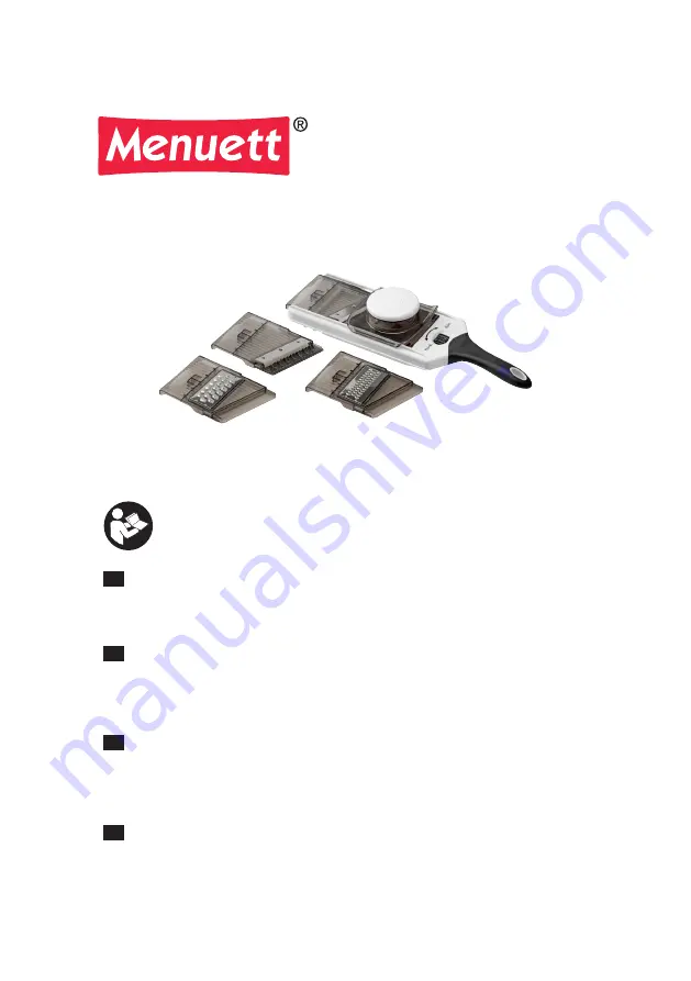 Menuett 003747 Operating Instructions Manual Download Page 1