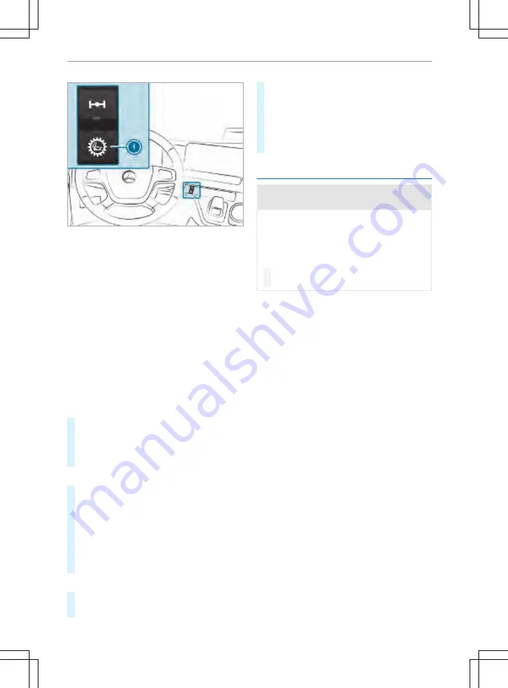 Mercedes-Benz Actros Operating Instructions Manual Download Page 235