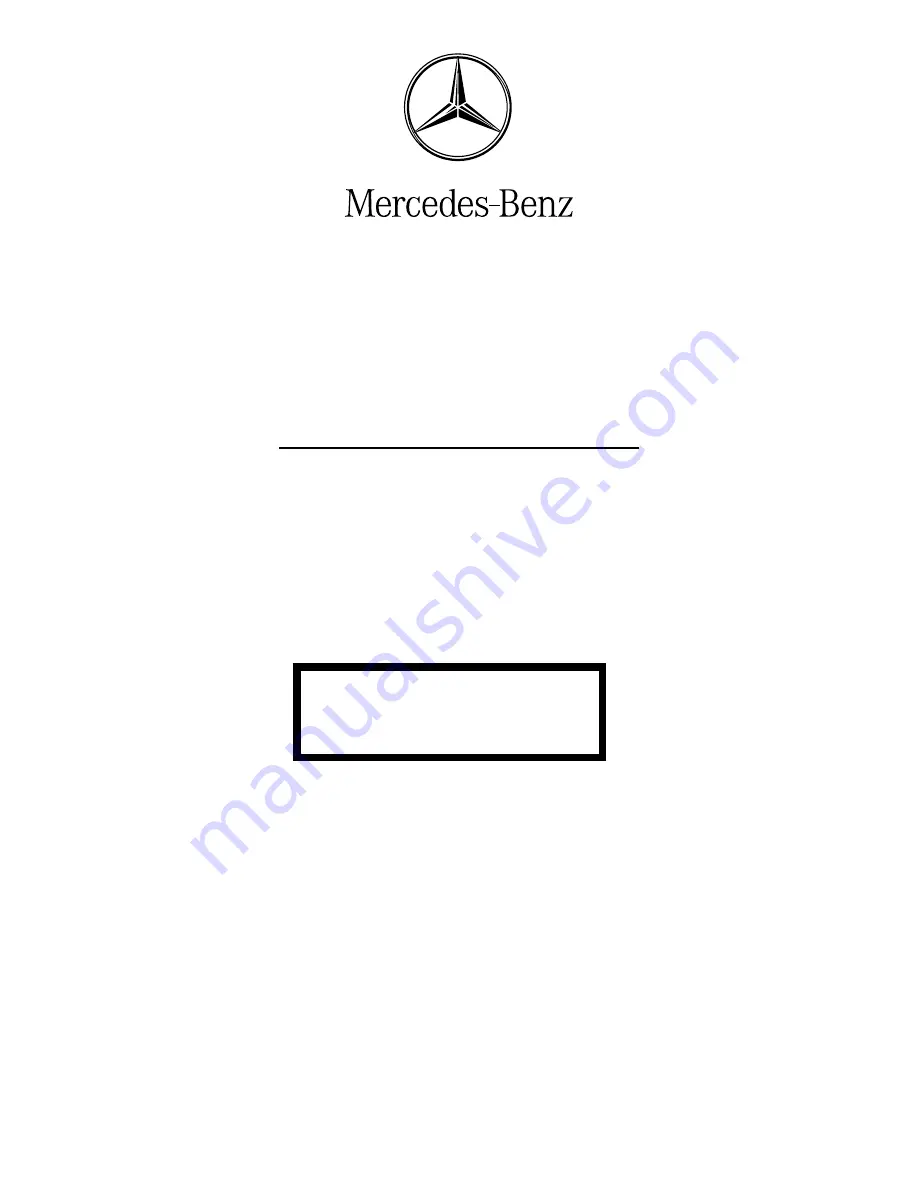 Mercedes-Benz B67876131 Скачать руководство пользователя страница 1