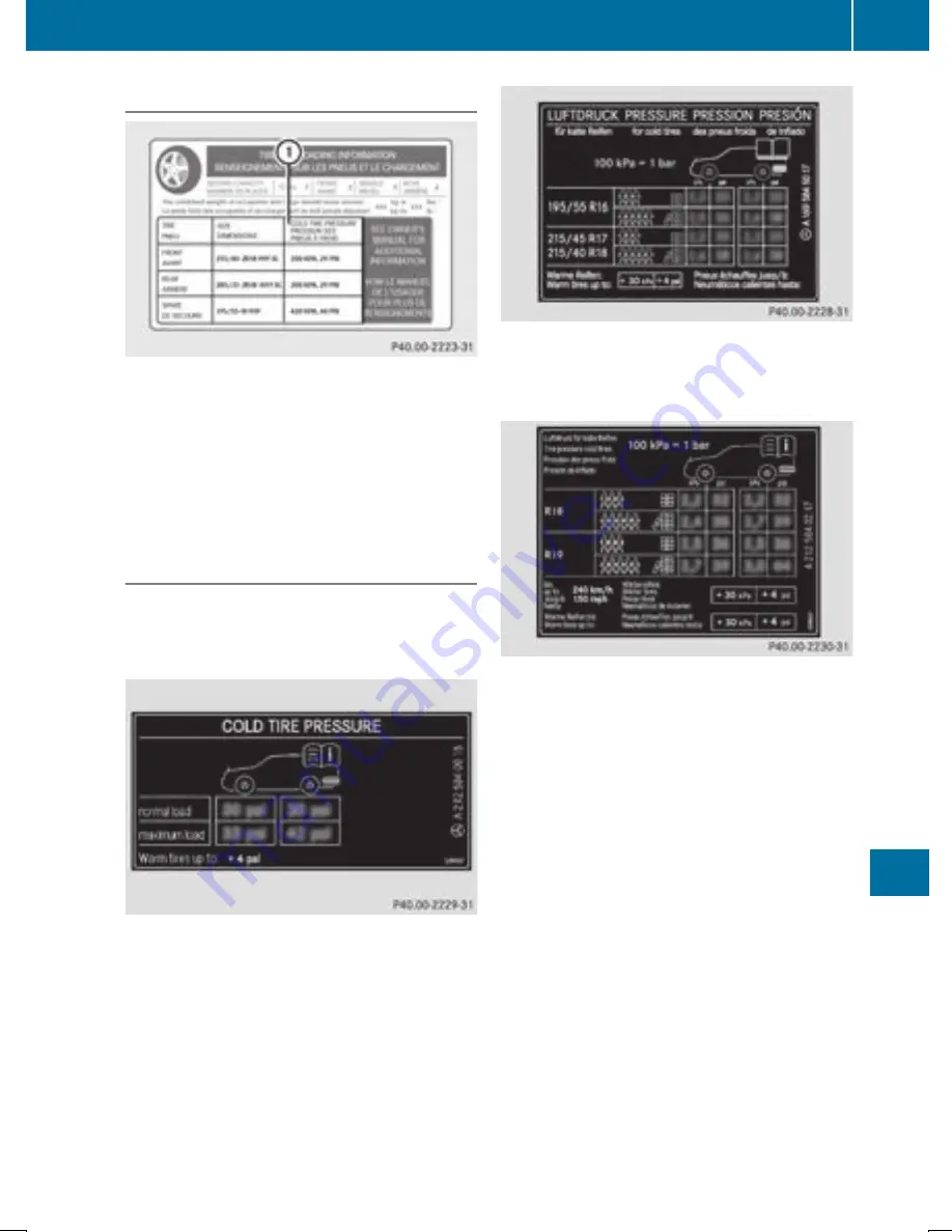 Mercedes-Benz C-CLASS CABRIOLET Operator'S Manual Download Page 313