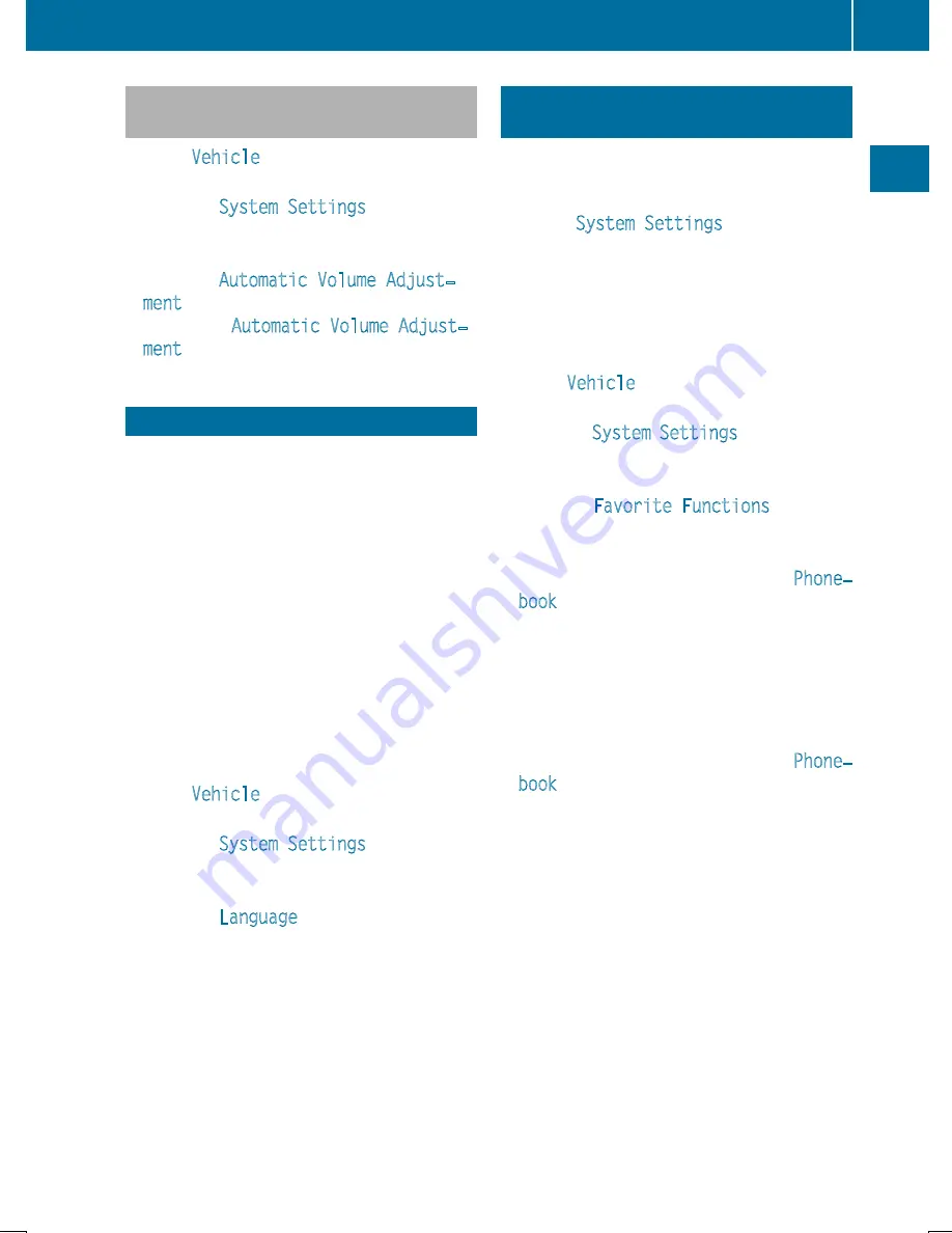 Mercedes-Benz Command Operating Instructions Manual Download Page 47