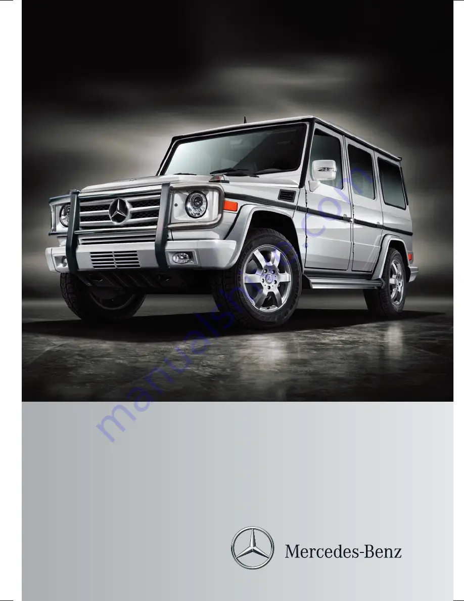 Mercedes-Benz G 550 Operator'S Manual Download Page 1