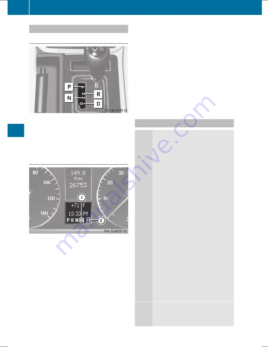 Mercedes-Benz G 550 Operator'S Manual Download Page 124