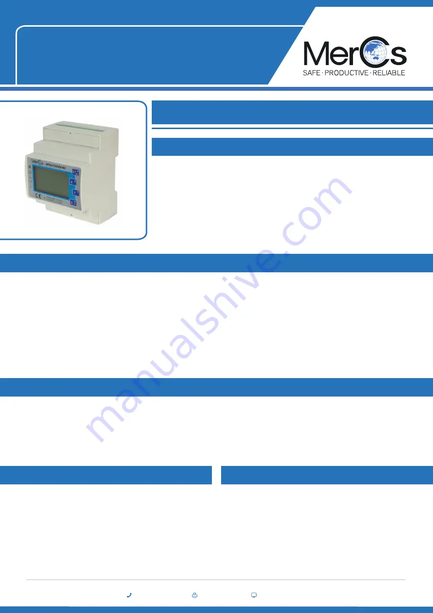 MerCs ME-PM-630MCT-2T Instruction Manual Download Page 1