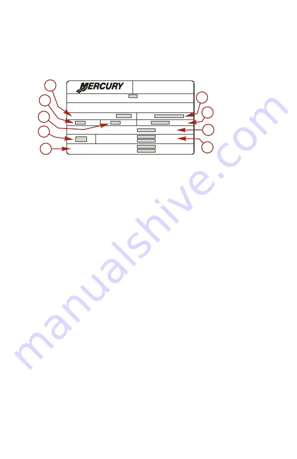 Mercury 40 FourStroke Tiller Handle Operation Maintenance Warranty Installation Manual Download Page 67