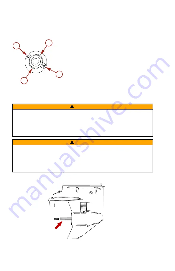 Mercury 40 FourStroke Tiller Handle Operation Maintenance Warranty Installation Manual Download Page 100