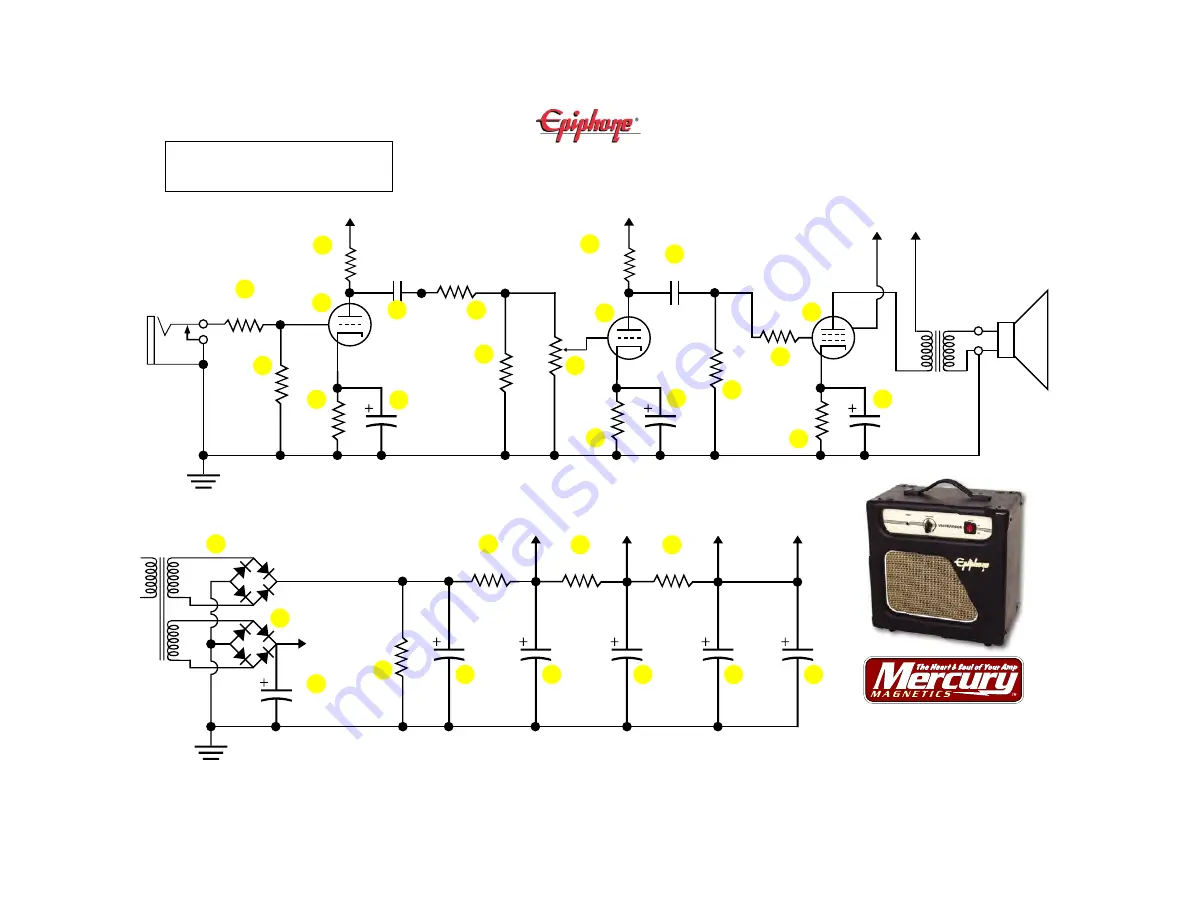 Mercury Epiphone Valve Junior Скачать руководство пользователя страница 16