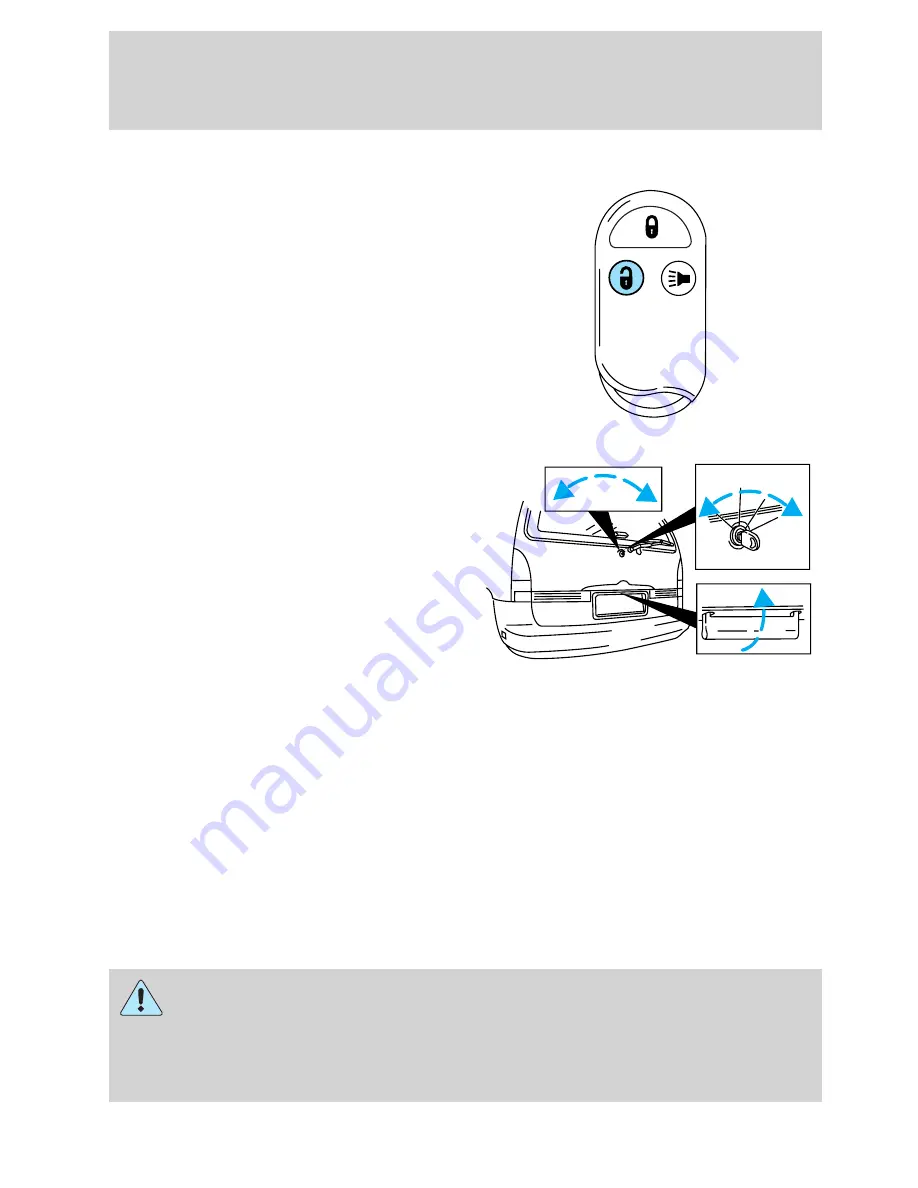 Mercury Villager 2001 Owner'S Manual Download Page 107