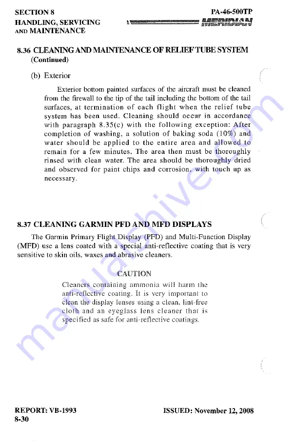 Meridian PA-46-500TP Pilot Operating Handbook Download Page 520