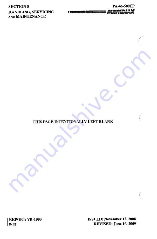 Meridian PA-46-500TP Pilot Operating Handbook Download Page 522