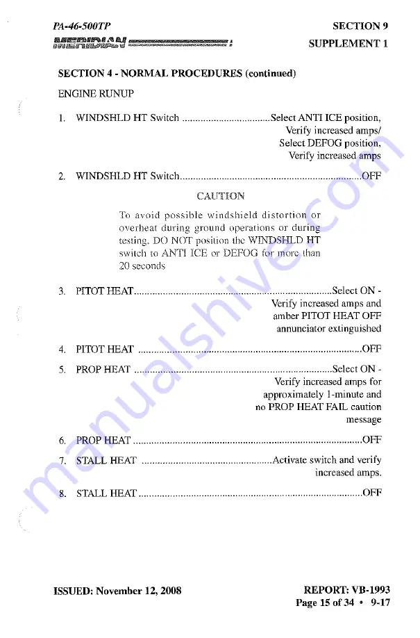 Meridian PA-46-500TP Pilot Operating Handbook Download Page 541