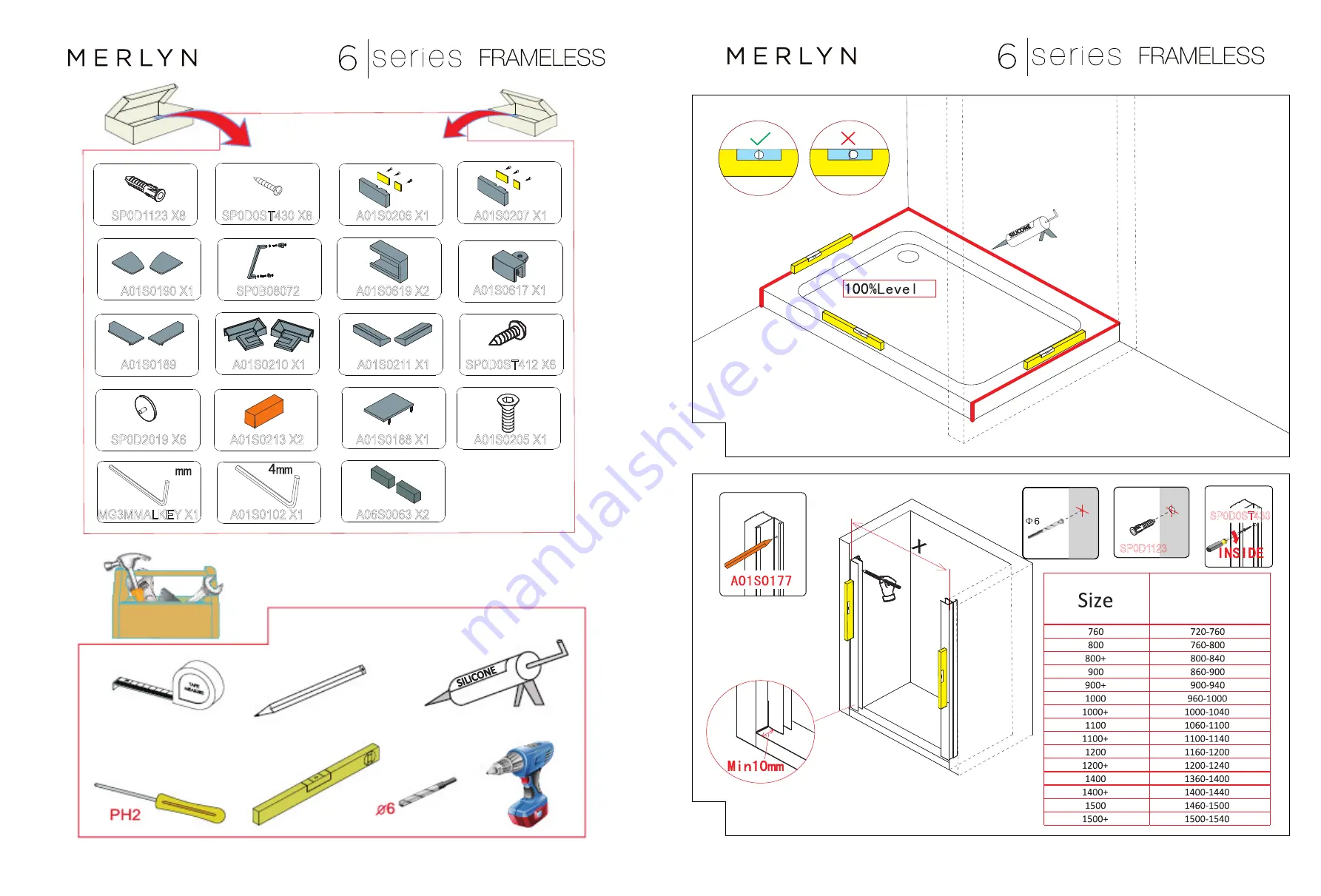 MERLYN 6 Series Installation Manual Download Page 3