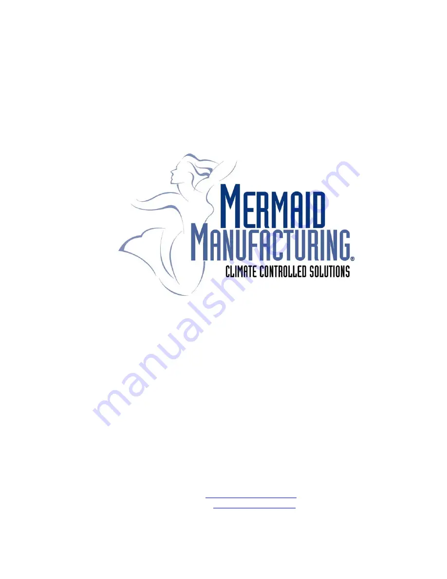 Mermaid MARINE AIR CONDITIONER Installation And Operation Manual Download Page 1