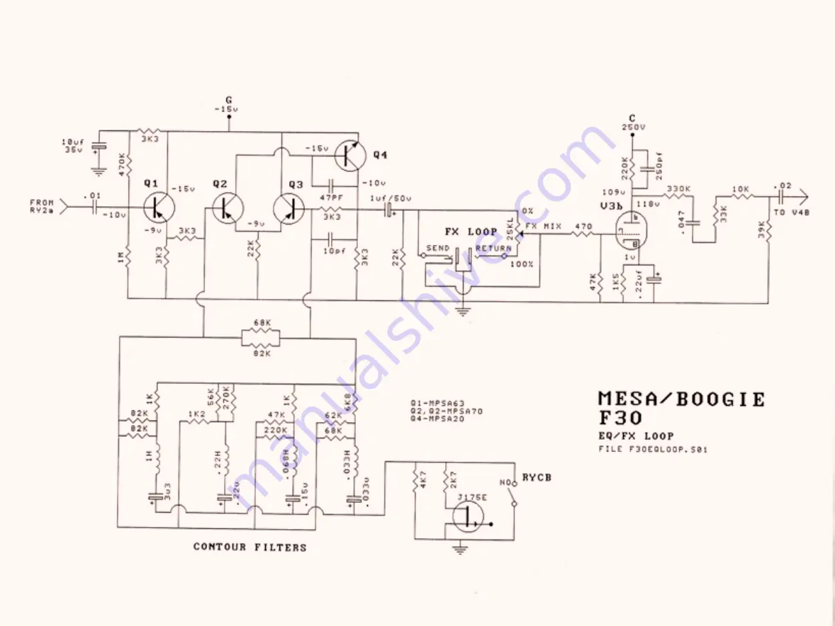 Mesa/Boogie F-30 Скачать руководство пользователя страница 7