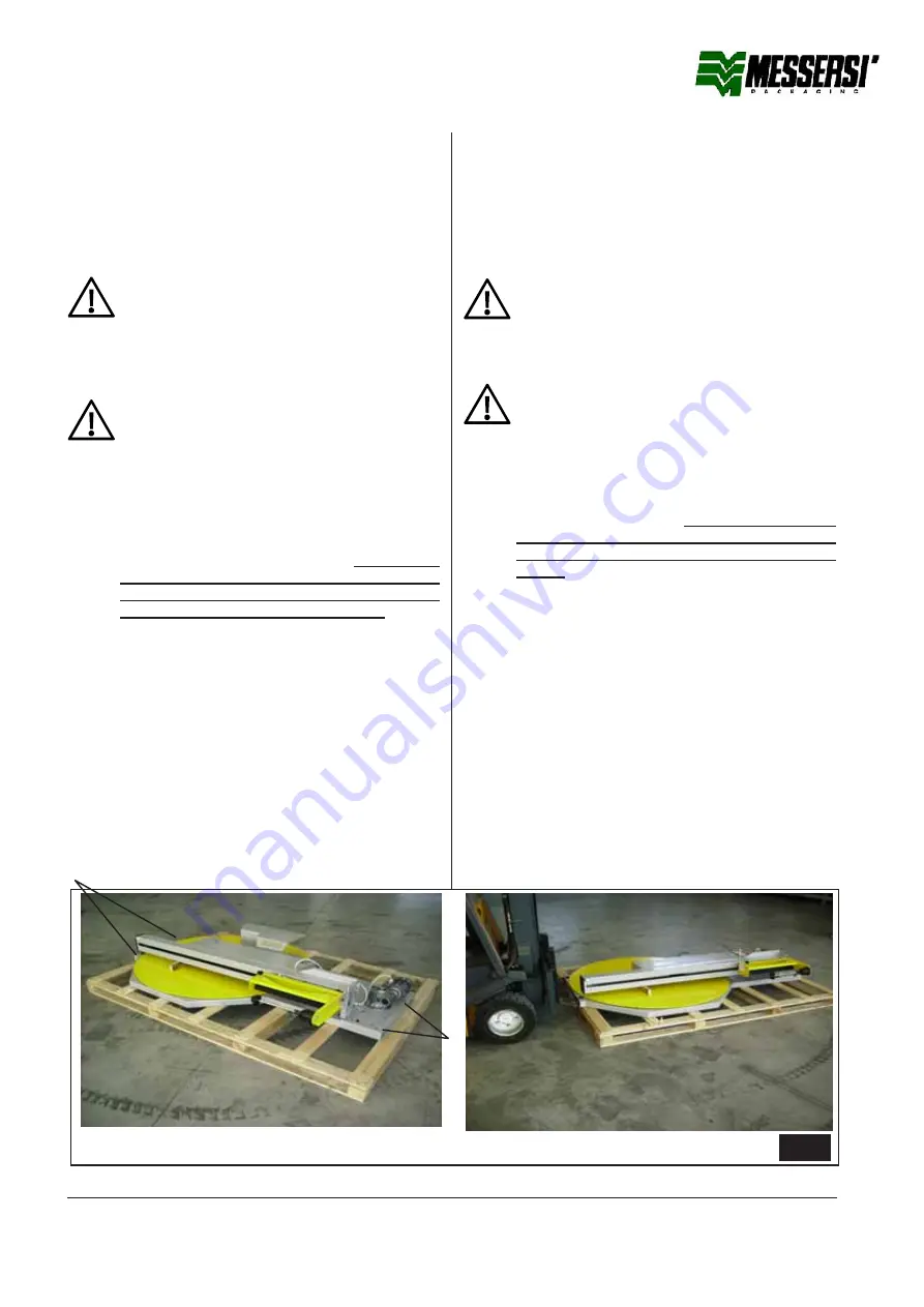 Messersi Compact Loader Installation, Use And Maintenance Manual Download Page 20